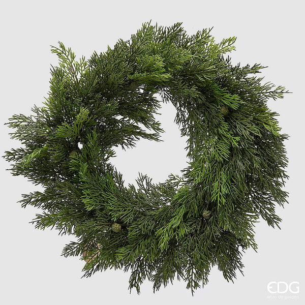 Enzo De Gasperi Ghirlanda Thuja con Bacche Natale 2024