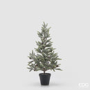 EDG Enzo De Gasperi | Albero di Natale Pino innevato con vaso H 56 cm Natale 2025