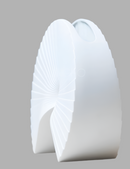 Rosenthal | Vaso Arcus in porcellana smaltata bianco opaco