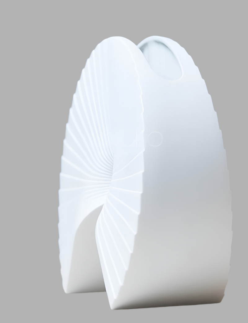 Rosenthal | Vaso Arcus in porcellana smaltata bianco opaco