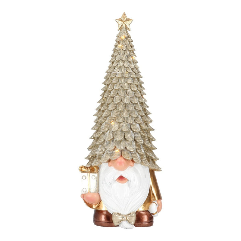 Timstor | Gnomo Poly con Albero LED sulla testa Natale 2025