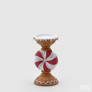 Enzo De Gasperi Portacandela Candy in Poliresina Natale 2025