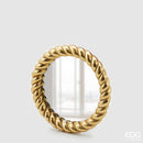 EDG Enzo De Gasperi | Specchio torchon rotondo decorativo Natale 2025