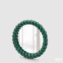 EDG Enzo De Gasperi | Specchio torchon rotondo decorativo Natale 2025