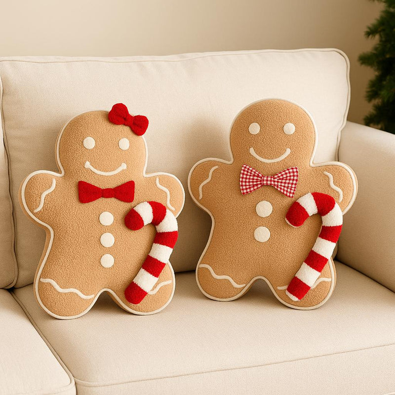 Timstor | Cuscino Natalizio in stile pan di zenzero Natale 2025