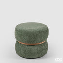 EDG Enzo De Gasperi Pouf Boucle Biforma Ovale
