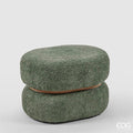 Pouf Boucle Ovale in Tessuto EDG Enzo De Gasperi