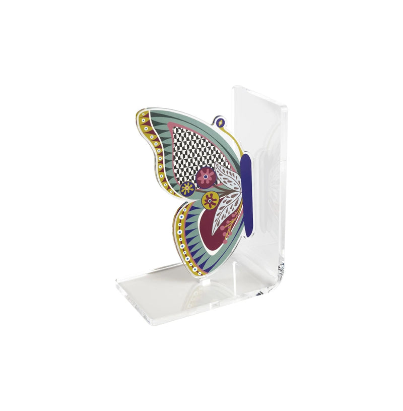 reggilibro con decoro farfalla