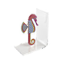 reggilibro con decoro cavalluccio marino