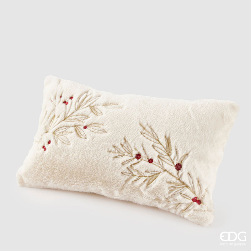 EDG Enzo De Gasperi | Cuscino decorativo in tessuto con pelo natale 2025