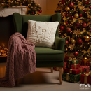 EDG Enzo De Gasperi | Cuscino decorativo in tessuto con pelo Natale 2025