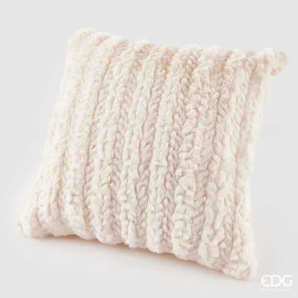 EDG Enzo De Gasperi | Cuscino decorativo con pelo in tessuto Natale 2025
