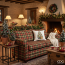 EDG Enzo De Gasperi | Cuscino con albero di Natale in tessuto Natale 2025