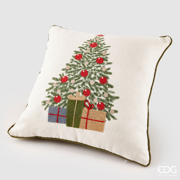 EDG Enzo De Gasperi | Cuscino con albero di Natale in tessuto Natale 2025