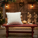 EDG Enzo De Gasperi | Cuscino in tessuto con pelo Natale 2025