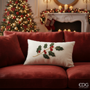 EDG Enzo De Gasperi | Cuscino in tessuto con agrifoglio Natale 2025
