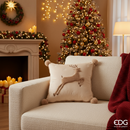 EDG Enzo De Gasperi | Cuscino in tessuto con renna Natale 2025