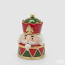 EDG Enzo De Gasperi | Contenitore in stile tamburo con soldatino Natale 2025