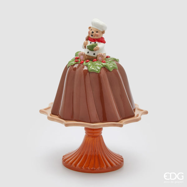 EDG Enzo De Gasperi | Alzata in ceramica con cupola Natale 2025