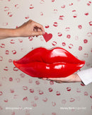 Scultura Salvadanaio Lips in poliresina lucida Blogo Design