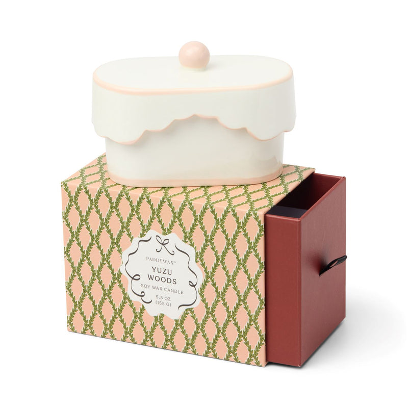 Paddywax | Candela Cherie 5,5oz/155g su piatto in ceramica