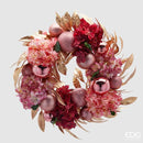 EDG Enzo De Gasperi Ghirlanda con Ortensie e Perline Natale 2025