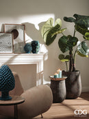 EDG Enzo De Gasperi Pigna decorativa in ceramica Blu