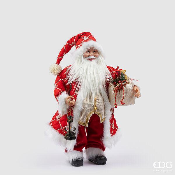 Enzo De Gasperi Babbo Natale con Lanterna e Regalo Natale 2024