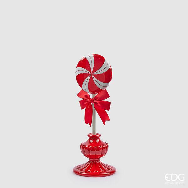 Enzo De Gasperi Caramella Topiary in Poliresina Natale 2024