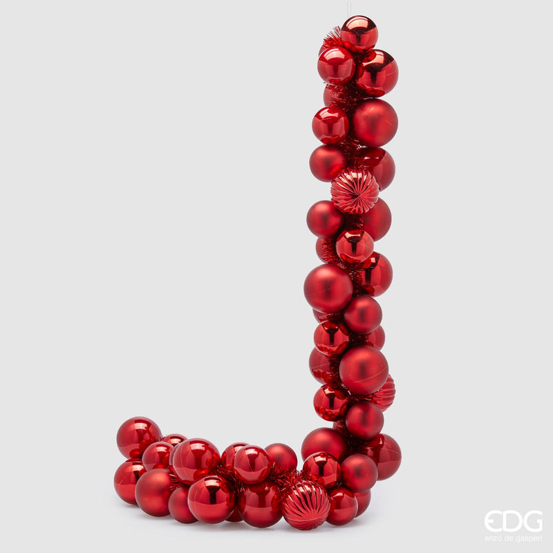 EDG Enzo De Gasperi | Festone decorativo con mix di sfere Natale 2025