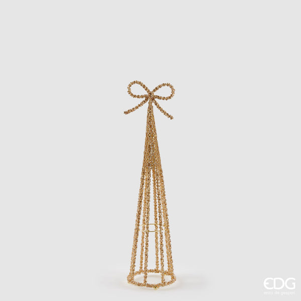 EDG Enzo De Gasperi | Cono decorativo jewel in metallo Natale 2025
