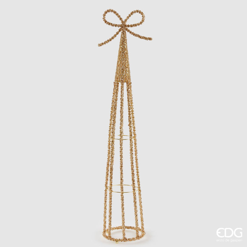 EDG Enzo De Gasperi | Cono decorativo jewel in metallo Natale 2025