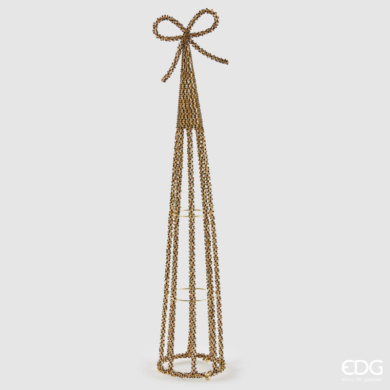 EDG Enzo De Gasperi | Cono decorativo jewel in metallo Natale 2025