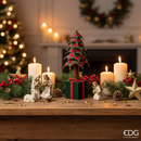 EDG Enzo De Gasperi | Pino decorativo da appendere con base a pacco Natale 2025