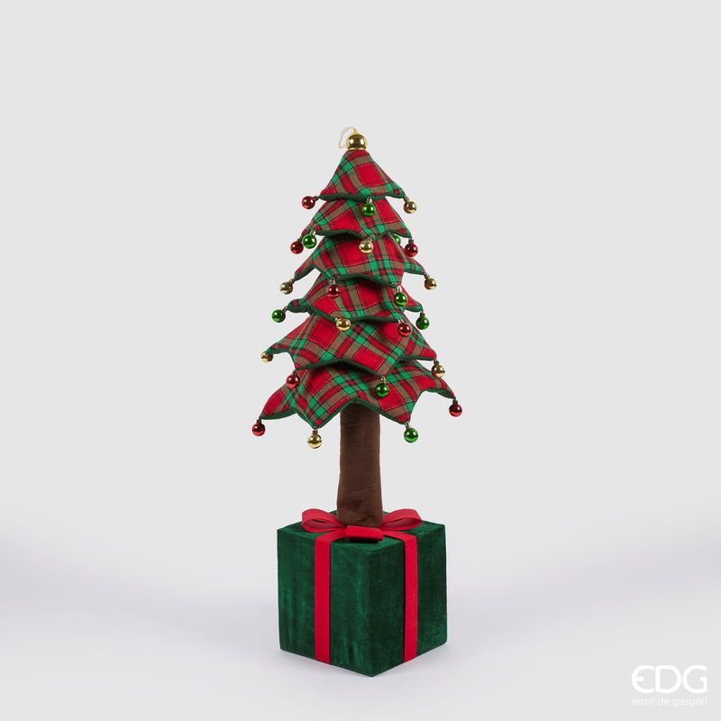EDG Enzo De Gasperi | Pino decorativo da appensione con base a pacco Natale 2025