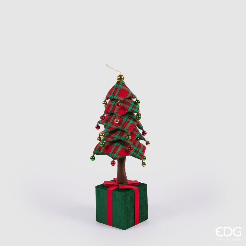EDG Enzo De Gasperi | Pino decorativo da appensione con base a pacco Natale 2025