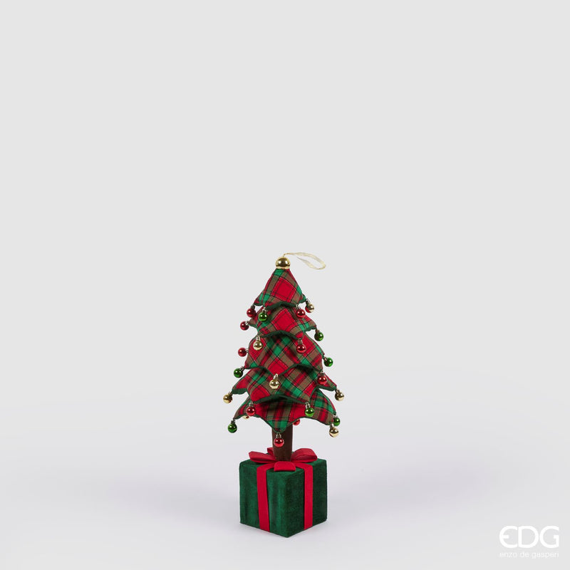 EDG Enzo De Gasperi | Pino decorativo da appensione con base a pacco Natale 2025