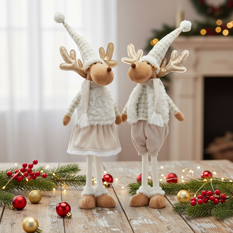 EDG Enzo De Gasperi | Decorazione in tessuto stile renna Natale 2025