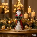 EDG Enzo De Gasperi | Babbo Natale decorativo con corona Natale 2025
