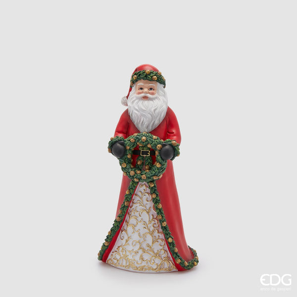 EDG Enzo De Gasperi | Babbo Natale decorativo con corona Natale 2025