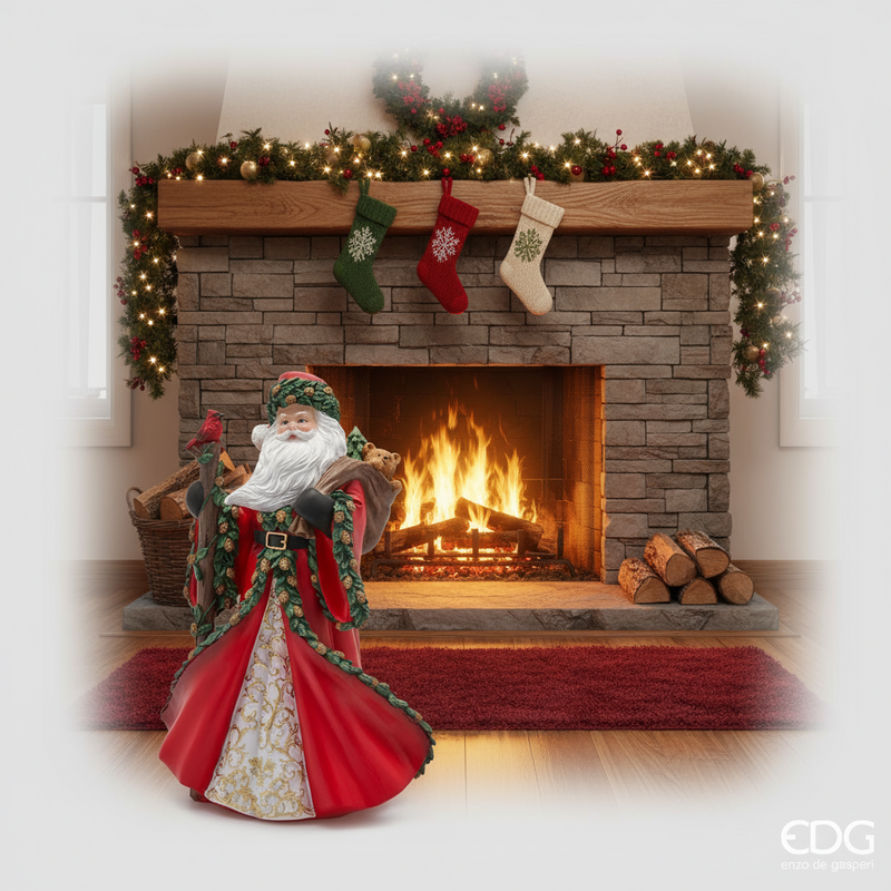 EDG Enzo De Gasperi | Babbo Natale viandante decorativo Natale 2025