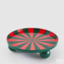 EDG Enzo De Gasperi | Alzata decorativa rotonda bicolore Natale 2025