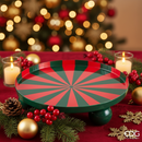 EDG Enzo De Gasperi | Alzata decorativa rotonda bicolore Natale 2025