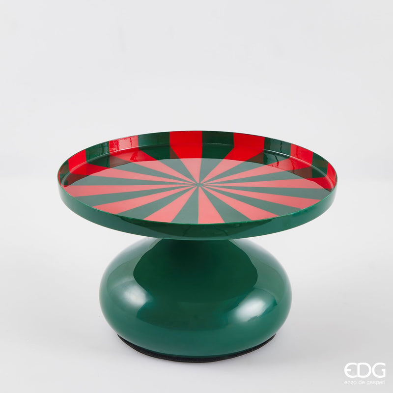 EDG Enzo De Gasperi | Alzata decorativa rotonda bicolore Natale 2025