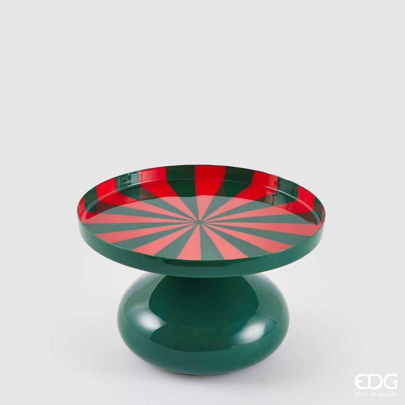 EDG Enzo De Gasperi | Alzata decorativa rotonda bicolore Natale 2025