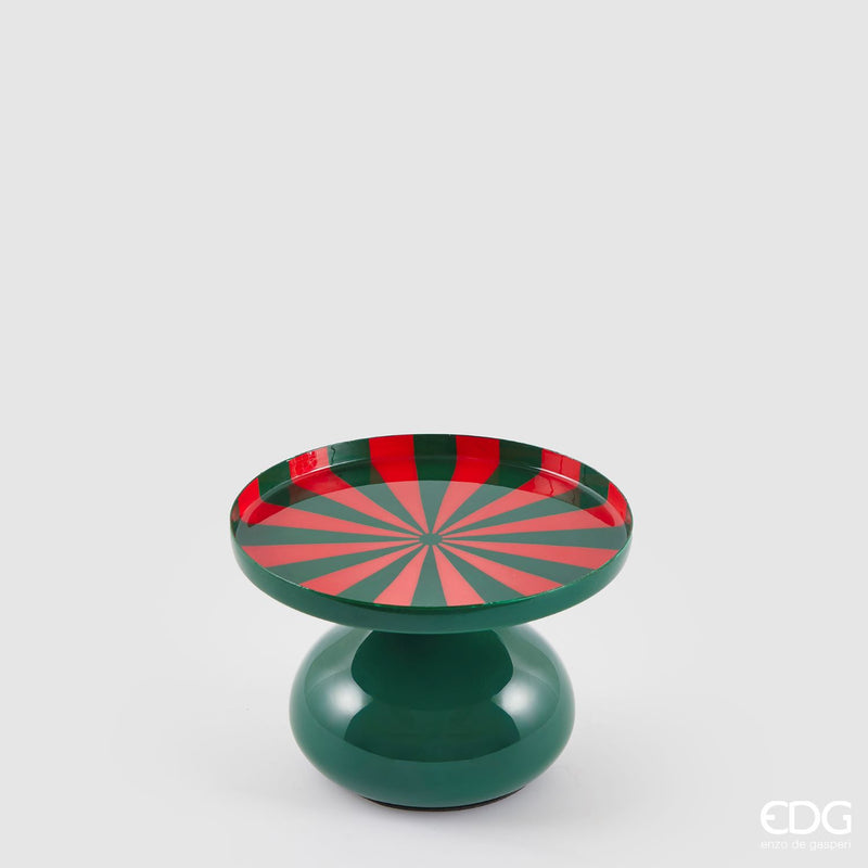 EDG Enzo De Gasperi | Alzata decorativa rotonda bicolore Natale 2025