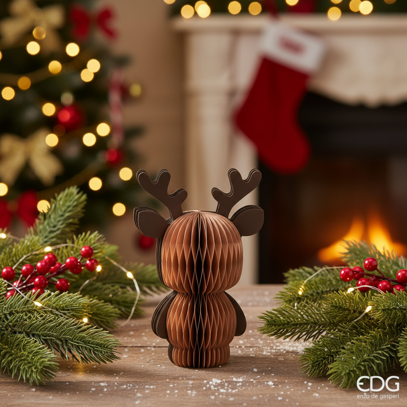 EDG Enzo De Gasperi | Renna decorativa origami Natale 2025