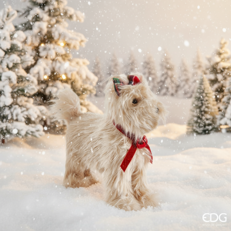 EDG Enzo De Gasperi | Cane maltese decorativo Natale 2025
