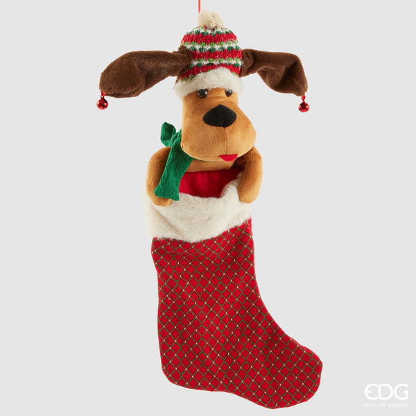 EDG Enzo De Gasperi | Calza cane LED con musica e movimento Natale 2025