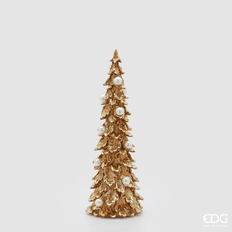 EDG Enzo De Gasperi | Pino Natalizio decorativo con perle H 34 cm / H 48 cm / H 64 cm